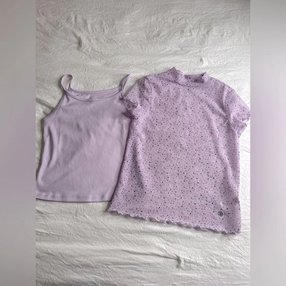 Justise Lavender shirt size 8